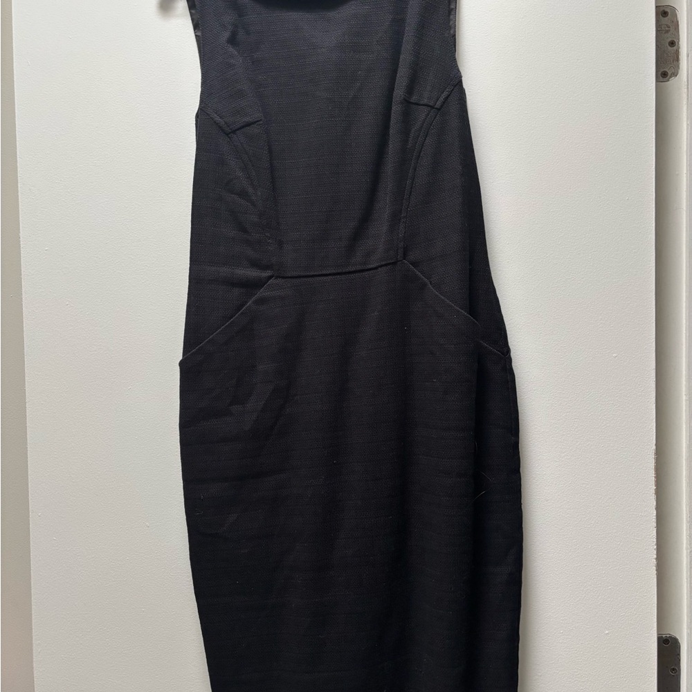Boden Seam Detail Martha Dress in Black